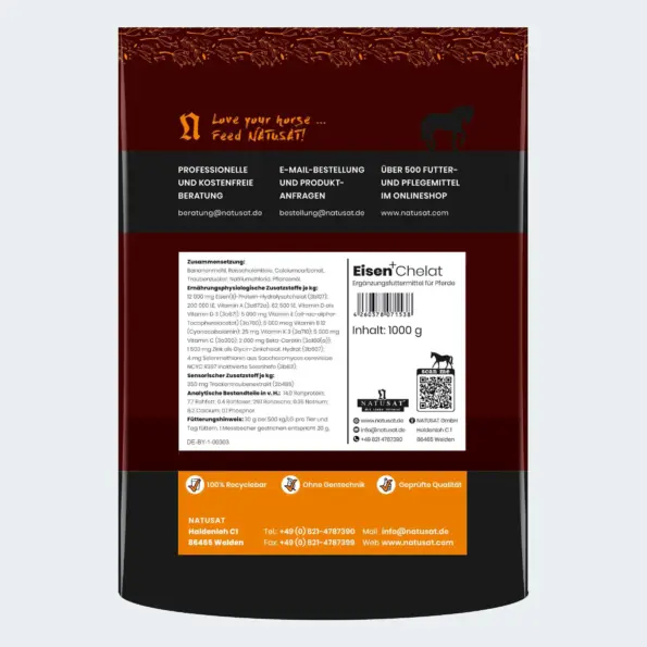 Natusat «Eisen Chelat plus» 1 kg – Bild 2