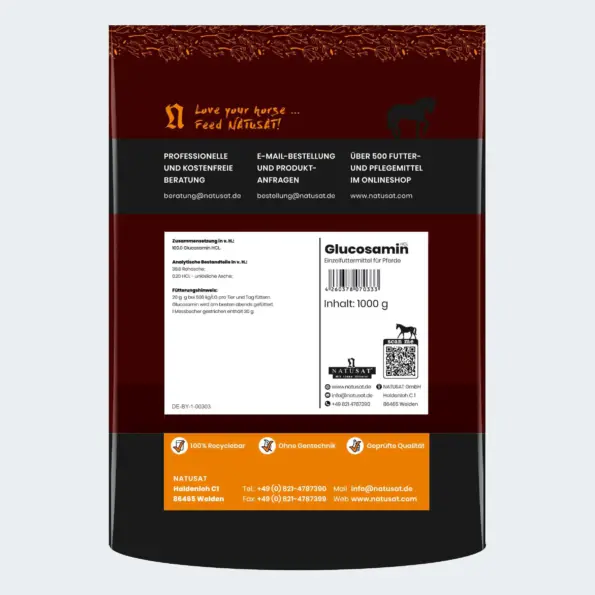 Natusat «Glucosamin HCL» 1 kg – Bild 2