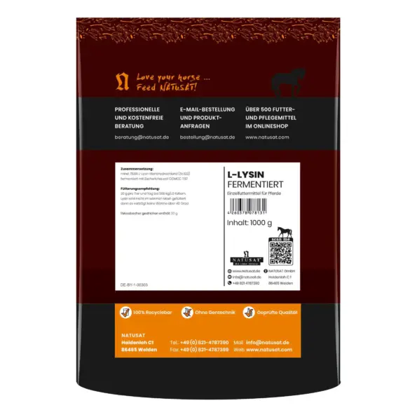 Natusat «L-Lysin» 1 kg – Bild 2