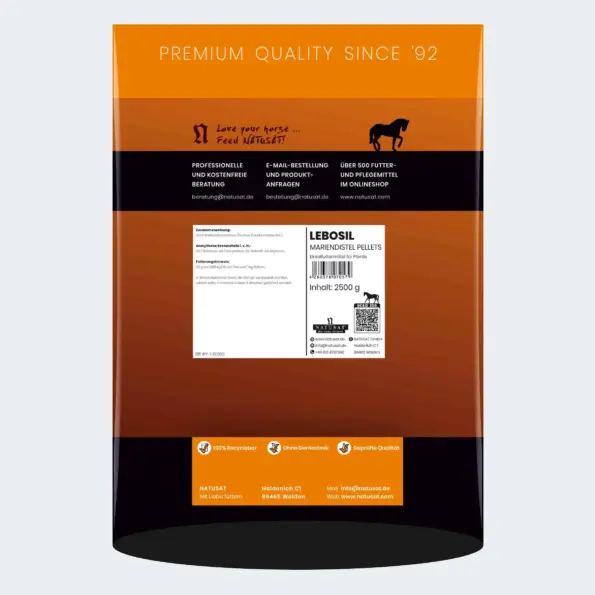 Natusat «Lebosil, Mariendistel Pellets» 2,5 kg – Bild 2