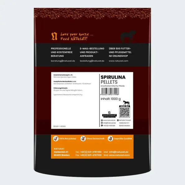 Natusat «Spirulina platensis Pellets» 1 kg – Bild 4