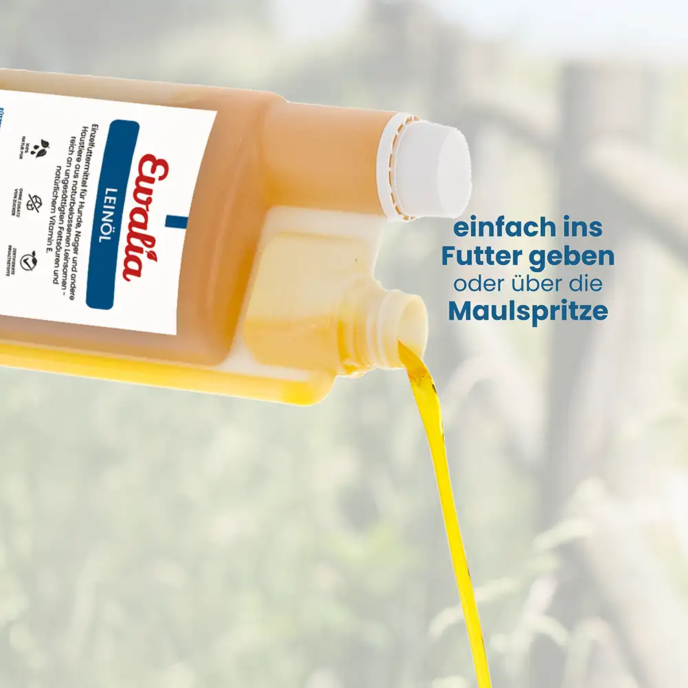 EWALIA «Leinöl für Hunde» 500ml – Bild 3